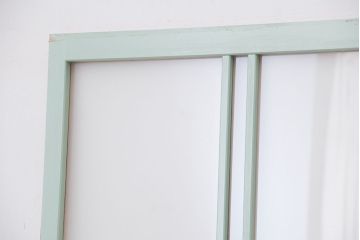 ★昭和レトロ　ペンキの剥げたガラス戸2枚セット(引き戸)