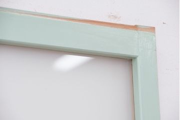 ★昭和レトロ　ペンキの剥げたガラス戸2枚セット(引き戸)
