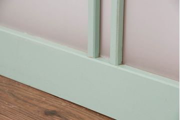 ★昭和レトロ　ペンキの剥げたガラス戸2枚セット(引き戸)