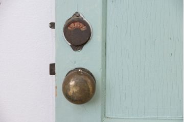 ★アンティーク　ペンキの剥げた背の高いドア1枚(2)(扉)