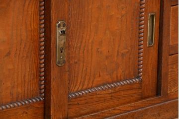 アンティーク家具　アンティーク　古い木のライティングビューロー(簿記机)