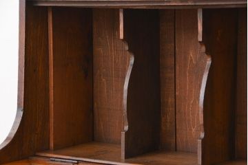 アンティーク家具　アンティーク　古い木のライティングビューロー(簿記机)