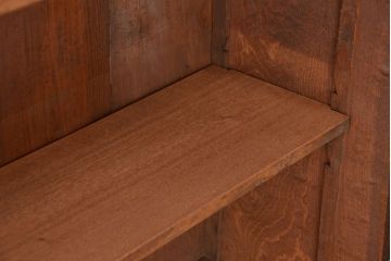 アンティーク家具　アンティーク　可愛いデザインのペイント丸窓本箱(ブックケース)
