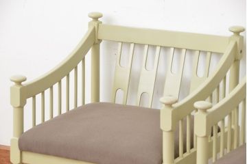 レトロ家具　ビンテージカリモク　レトロな一人掛けソファ2脚セット