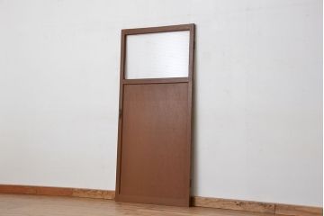 昭和レトロ　レトロでシンプルなモールガラスドア(扉)