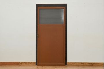 昭和レトロ　レトロでシンプルなモールガラスドア(扉)