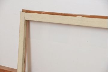 昭和レトロ　シンプルで小さなガラス戸4枚セット(1)(引き戸、明り取り)
