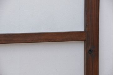 昭和レトロ　小振りなガラス戸2枚セット(引き戸)