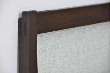 アンティーク　古い木のダイヤガラス、モールガラスの引き戸1枚(ガラス戸、窓)