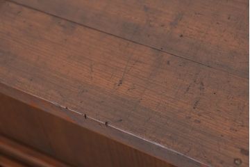 レトロ家具　昭和レトロ　古い木の下駄箱(収納棚)