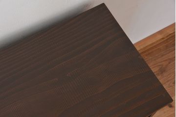 レトロ家具　昭和レトロ　四枚引き戸の時代箪笥ローボード(収納棚)