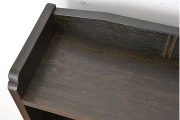 レトロ家具　★昭和レトロ　シックな楔本棚(ブックシェルフ、飾り棚)
