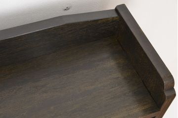 レトロ家具　★昭和レトロ　シックな楔本棚(ブックシェルフ、飾り棚)