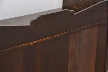 アンティーク家具　大正ロマン　古い栓材のシックで上質な本箱(ブックケース)