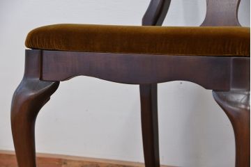 ヴィンテージ家具　アメリカビンテージ　大振りなダイニングチェア2脚セット