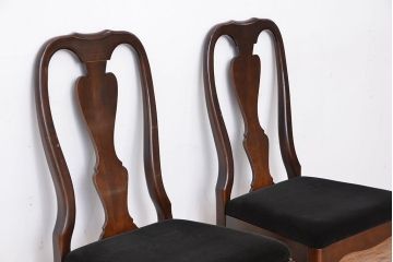 ヴィンテージ家具　アメリカビンテージ　大振りなダイニングチェア2脚セット?