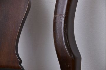 ヴィンテージ家具　アメリカビンテージ　大振りなダイニングチェア2脚セット?