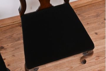 ヴィンテージ家具　アメリカビンテージ　大振りなダイニングチェア2脚セット?