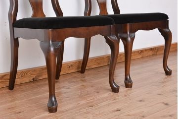 ヴィンテージ家具　アメリカビンテージ　大振りなダイニングチェア2脚セット?