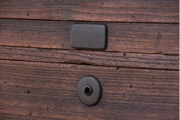 アンティーク家具　☆古民具・骨董　モダンな二段重ね時代箪笥