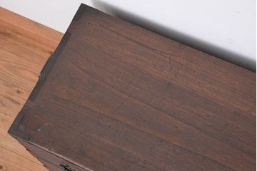 アンティーク家具　☆古民具・骨董　モダンな二段重ね時代箪笥