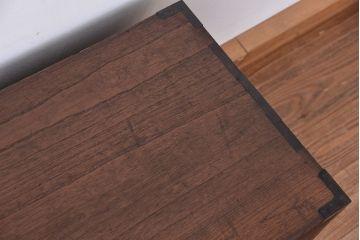 アンティーク家具　☆古民具・骨董　モダンな二段重ね時代箪笥
