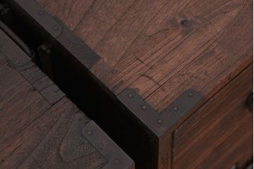 アンティーク家具　☆古民具・骨董　モダンな二段重ね時代箪笥