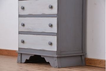 ヴィンテージ家具　アメリカビンテージ　1970年代、可愛いペイントチェスト(タンス、ドロワー)