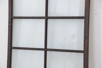 ★古い木のシンプルなガラス引き戸1枚?(ガラス戸)