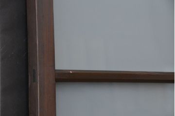 古い木のシンプルなガラス引き戸1枚(2)(ガラス戸)