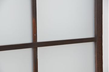 古い木のシンプルなガラス引き戸1枚(2)(ガラス戸)