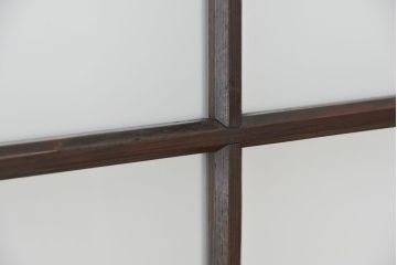 古い木のシンプルなガラス引き戸1枚(3)(ガラス戸)