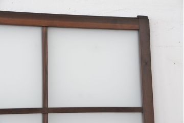 古い木のシンプルなガラス引き戸1枚(3)(ガラス戸)