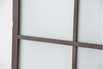 古い木のシンプルなガラス引き戸1枚(3)(ガラス戸)