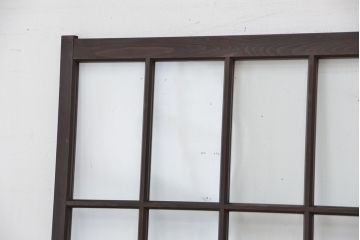 ★アンティーク　腰板欅材　古い木の上質なガラス戸1枚(引き戸)