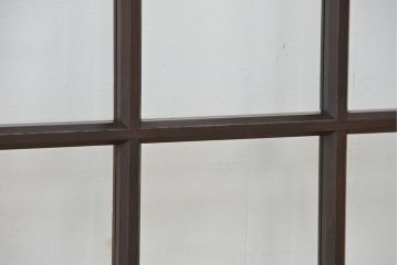 ★アンティーク　腰板欅材　古い木の上質なガラス戸1枚(引き戸)