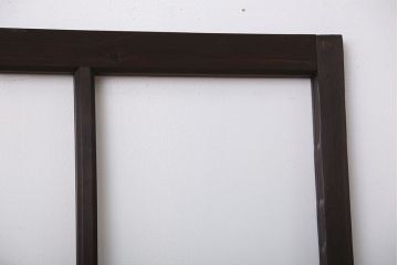古民具・骨董　古い木のマス目ガラス戸4枚セット(1)(引き戸)
