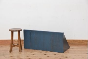 レトロ家具　昭和レトロ　古い雑貨屋の小さな飾り棚(陳列棚)