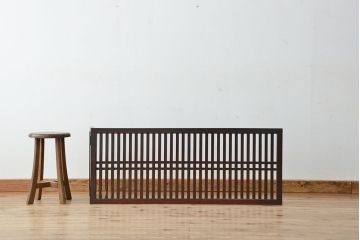 古民具・骨董　古い帳場格子(パーテーション、衝立て)