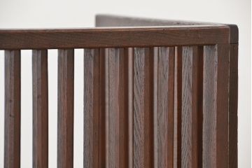 アンティーク家具　古民具・骨董　特別注文造り　上質で大きな総栗帳場格子(パーテーション、衝立て)