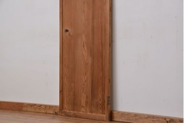 古民具・骨董　古い木味のシンプルな扉(2)(ドア)