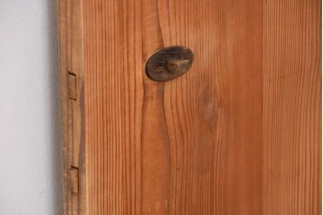 古民具・骨董　古い木味のシンプルな扉(2)(ドア)