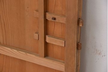 古民具・骨董　古い木味のシンプルな扉(2)(ドア)