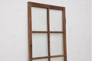 昭和レトロ　ジャンクスタイル　使い込まれたガラスドア(扉)