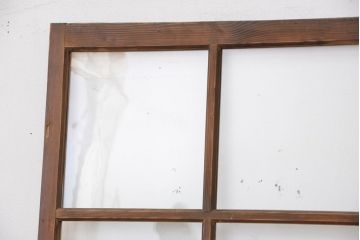昭和レトロ　ジャンクスタイル　使い込まれたガラスドア(扉)