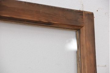 昭和レトロ　ジャンクスタイル　使い込まれたガラスドア(扉)