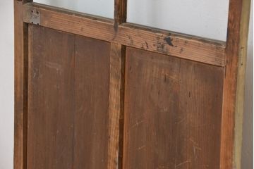 昭和レトロ　ジャンクスタイル　使い込まれたガラスドア(扉)