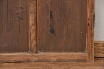 昭和レトロ　ジャンクスタイル　使い込まれたガラスドア(扉)