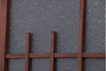 昭和レトロ　古い木の引き戸1枚(建具)