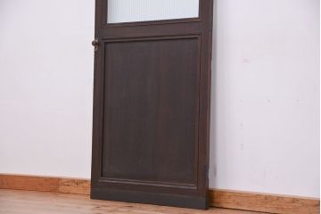 大正ロマン　古い洋館の上品なモールガラスドア(扉)